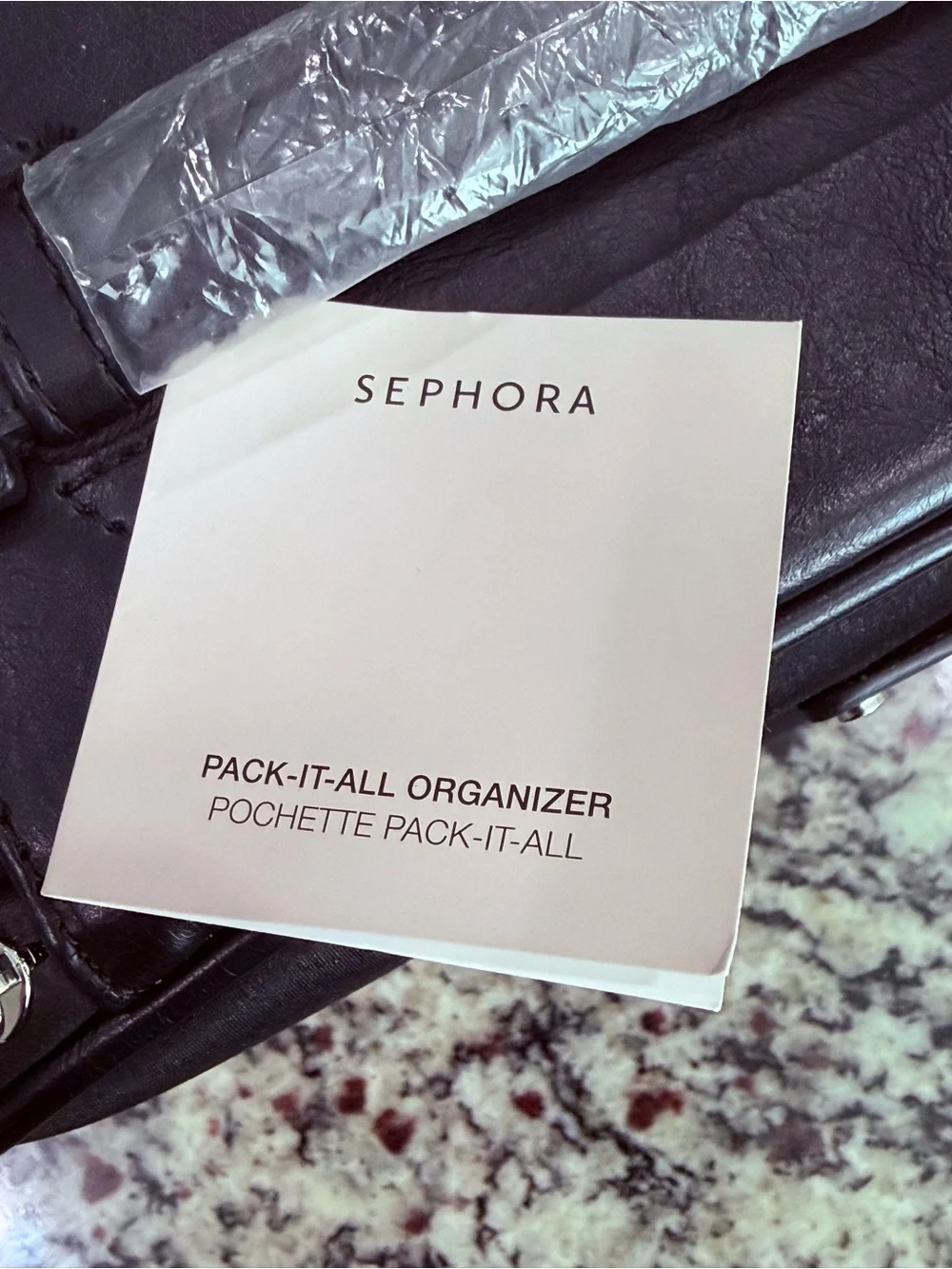 Sephora Black Makeup Toiletry Organizer New W/ Tags LIMITED EDITION DISCONTINUED
